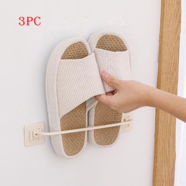 

clothing & wardrobe storage rack household plastic wall hangers slippers box home simple wall-mounted folding 2021