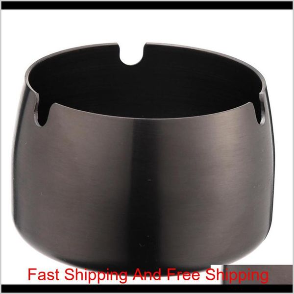 

ashtray windproof and fall-proof thickened stainless steel metal ashtray l internet cafe home qylcsw pthome