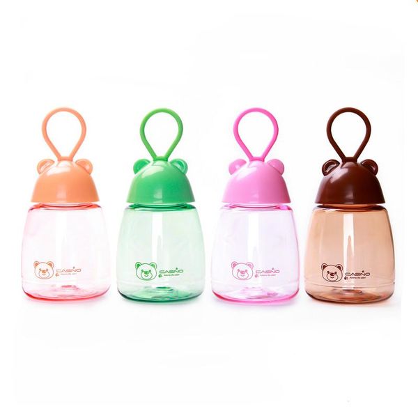 

water bottles portable lovely mini eco-friendly plastic cartoon little bear bottle bpa children drink