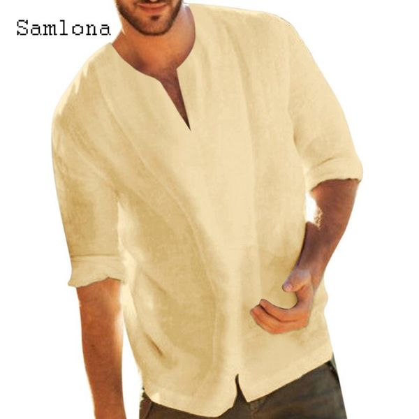 

men's casual shirts long sleeve linen shirt 2021 summer pullovers single-breasted mens blouse men clothing plus size s-3xl, White;black