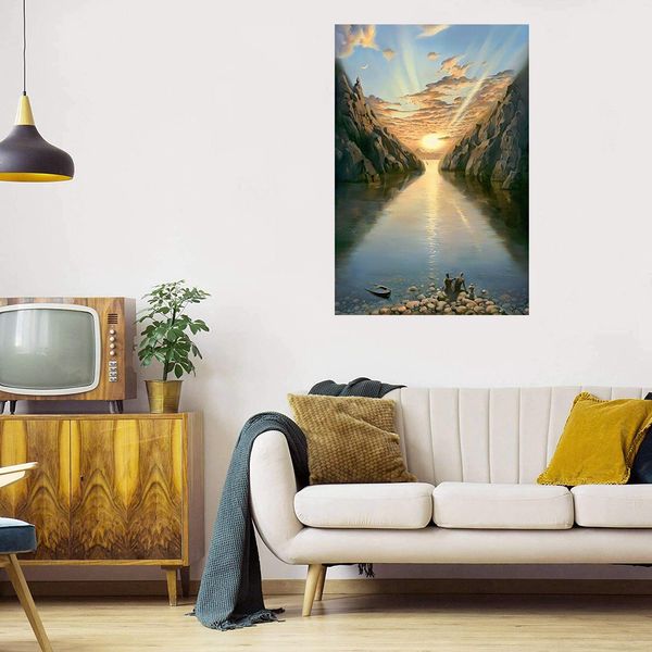 

vladimir kush "tide of time" home decoration handpainted/hd-print oil painting on canvas wall art canvas picture 210307