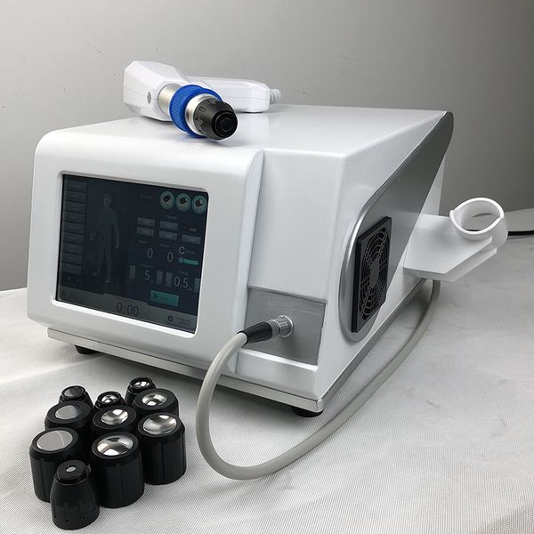 

latest body massager extracorporeal shockwave equipment portable extracoporeal physiotherapy for relief body pain, Black;white