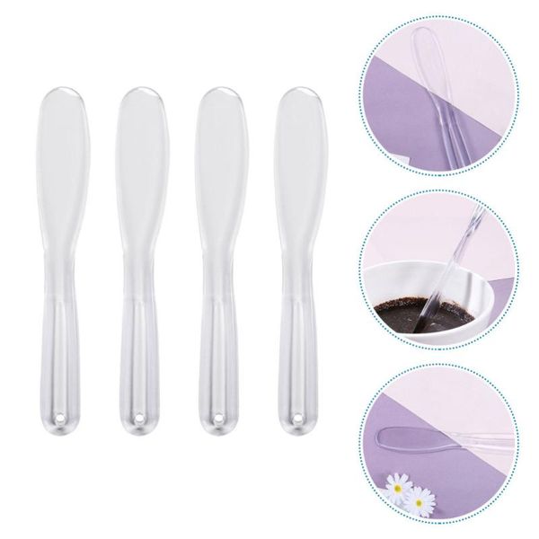 

eyebrow tools & stencils 4pcs facial face mask sticks cream mixing spatulas diy tool set