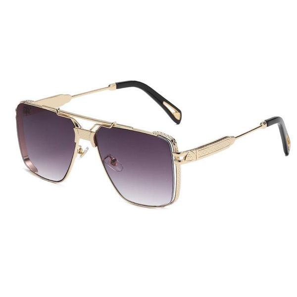 

sunglasses 2021 luxury fashion eyewear sports men women metal party male square decorative glasses female, White;black