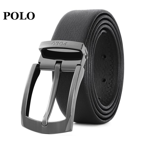 

brand belt polo paul belt men's leather needle buckle 2021 new young luxury trouser fashion, Black;brown