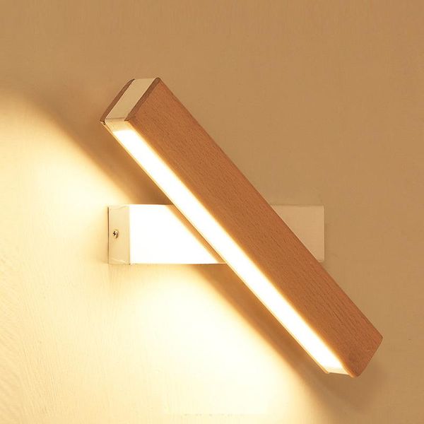

wall lamp loft abajur wood dining room bedside aisle home deco lampara pared