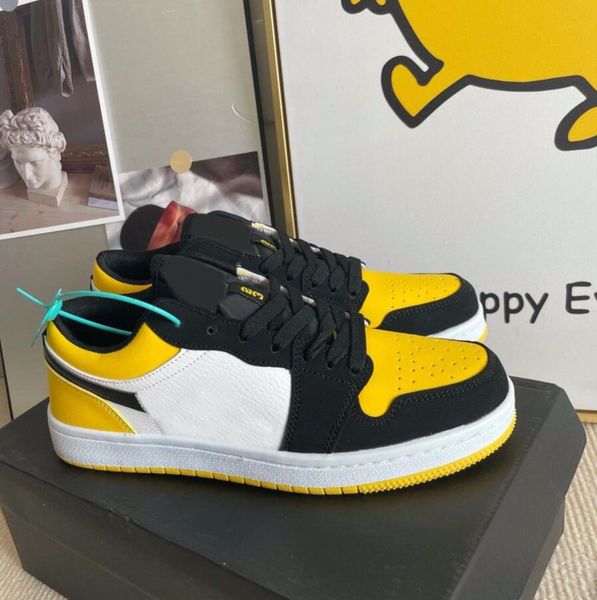 

jumpman 1 low 1s mens basketball shoes fragment panda unc shadow wolf grey court purple silver paris bred toe spruce aura laser trainers spo, Black