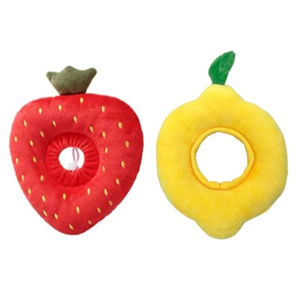 

cat collars & leads 1 piece adjustable elizabeth padded collar cute fruit shape recovery qw