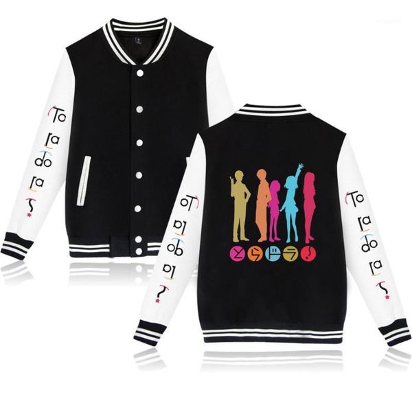

anime toradora taiga jacket men/women baseball uniform clothing harajuku spring autumnt cotton casual men's jackets, Black;brown