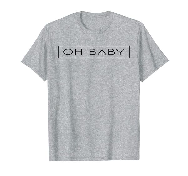 

oh baby tee, White;black