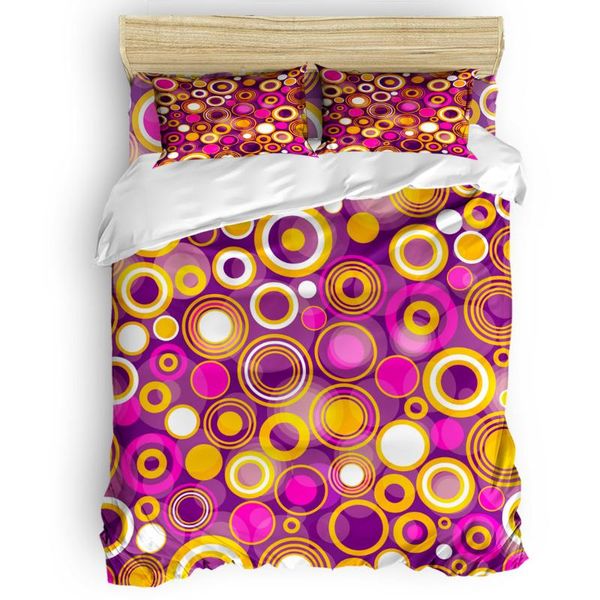 

bedding sets colorful round circle duvet cover set warm and comfortable bedroom supplies comforter 2/3/4pcs