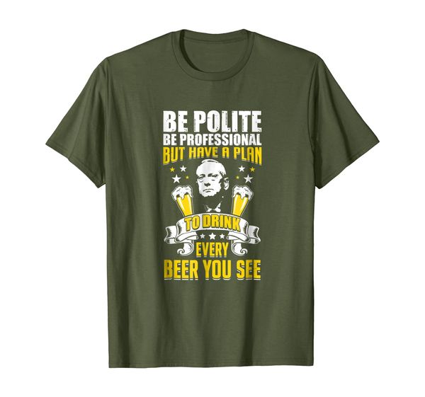 

be polite be professional general mattis t shirt 21661, White;black