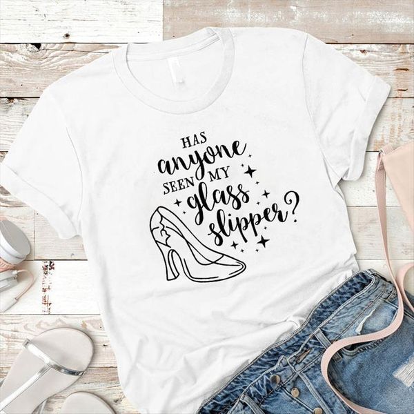 

shoes printed short sleeve loose women tee clothes graphic, White