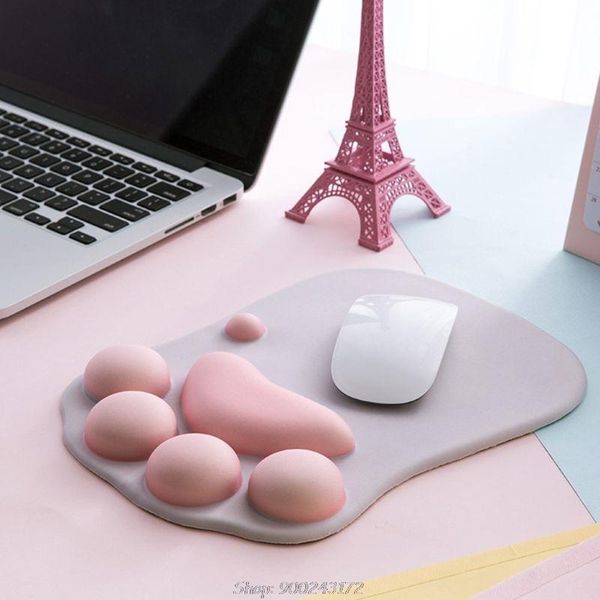 

mouse pads & wrist rests cute cat pad anti-slip silicone mice mat pc lapcomputer office comfort rest support gaming n03 20 dropship