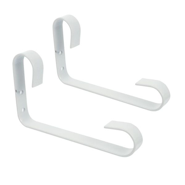 

hooks & rails 2pcs gardening flowerpot hanging hook iron planter storage