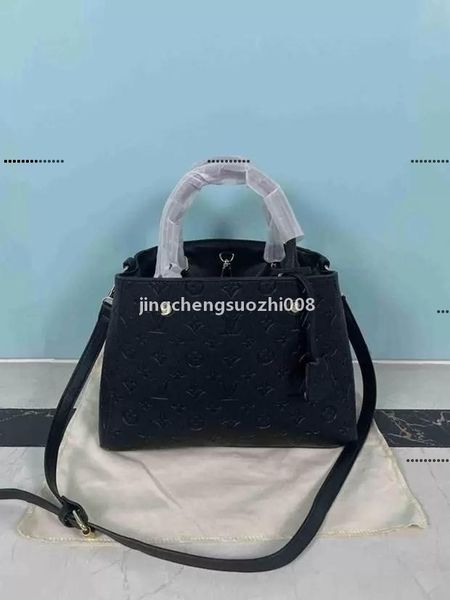 

56 gglvlouisvutton yslvitton handbags women leather montaigne bb handbags shoulder bags luxury a147, Red;black