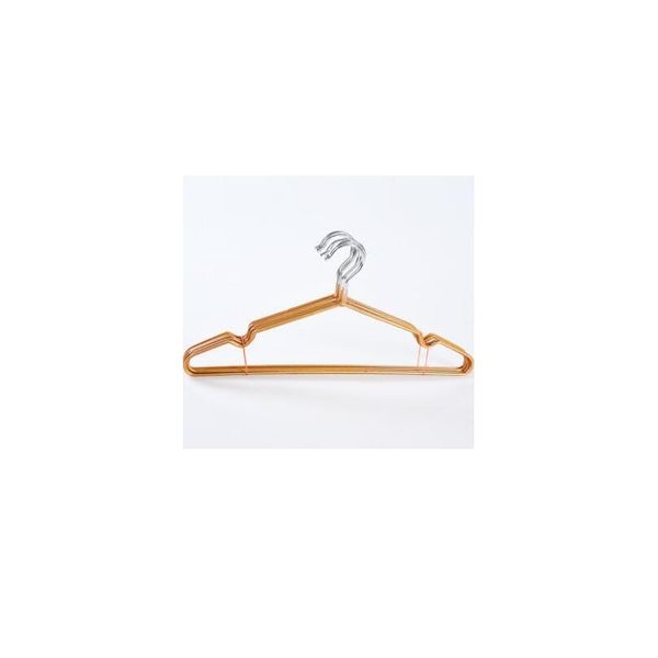 

10/20pcs/lot 40cm non-slip metal shirt trouser hook hanger pvc plastic and high manganese steel hangers for cloth jllqla
