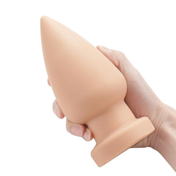 Massagem Anal Plug Sex Shop Big Butt Plug com poderoso sucker Feminino Masturbação Tool Anal Brinquedo Anal Grânulos Pussy Sexo Brinquedos para Casal