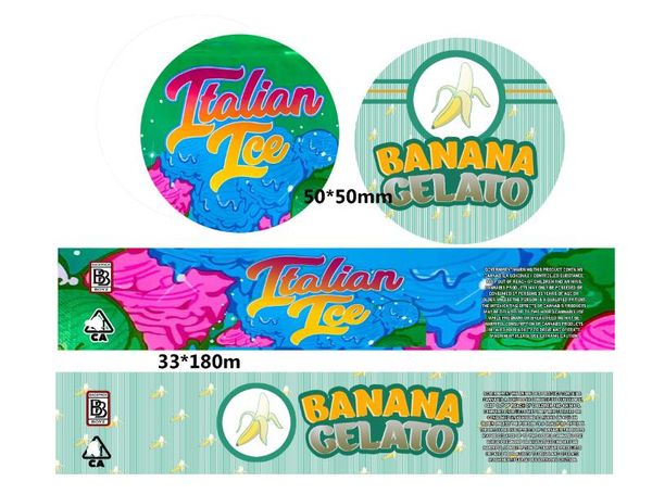 

60ml backpack boyz glass jar paper labels scout cookies platinum tangie amnesia haze gorilla glue #4 runtz stickers packaging paper