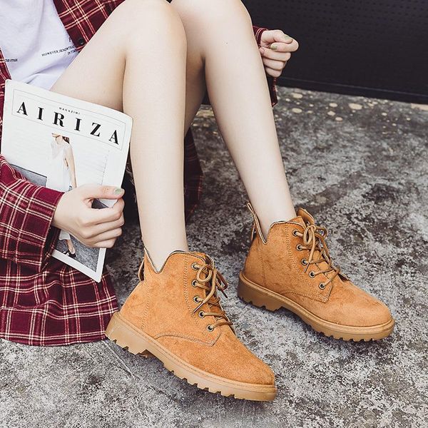 

boots 2021 women genuine leather shoes ankle for woman fashion flat platform female j12-05, Black