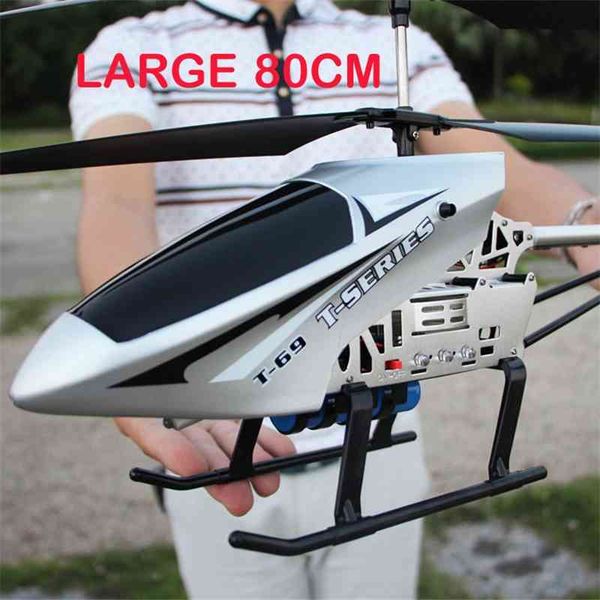

2021 3.5ch extra grote 80cm afstandsbediening helikopter lichtmetalen rc helicopter met gyro rtf voor kids outdoor vliegende speelgoed