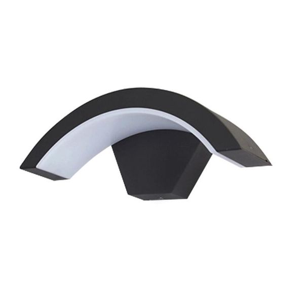 

l aluminum curve lamp corridor modern indoor garden porch living room wall light waterproof led walkway hallway outdoor
