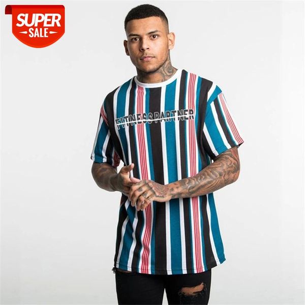 

Stripe gyms T-shirt Summer sports Running T shirt Tops Streetwear Male shirts Hip Hop Brand Men's Clothing quick-drying T-shirt #KH8i, White;black