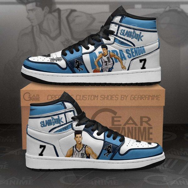 

customization akira sendoh sneakers slam dunk anime shoes