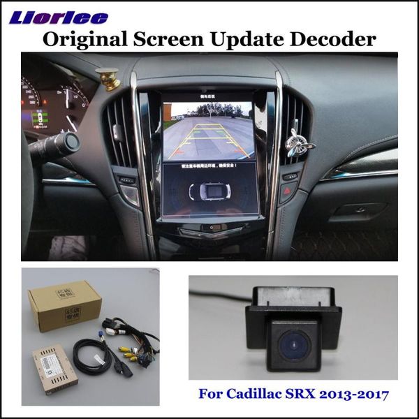 

car rear view cameras& parking sensors hd ccd reversing camera for srx 2013-2021 2011 2012 backup cam decoder accesories