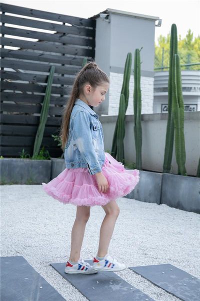 

skirts baby pettiskirt toddler born tutu girls dusty rose color petti puffy skirt, Blue