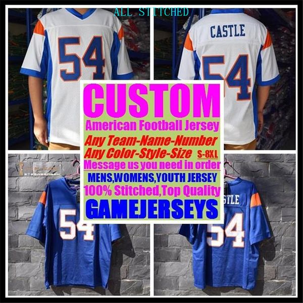

custom basketball baseball ice hockey men women kids american football jerseys sport vapor untouchable official jersey shirts 4xl 5xl 6xl, Black