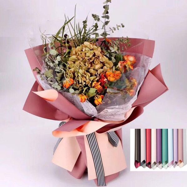 

other arts and crafts 20pcs waterproof flower packaging paper mini double ouya gift florist wrapping diy bouquet package