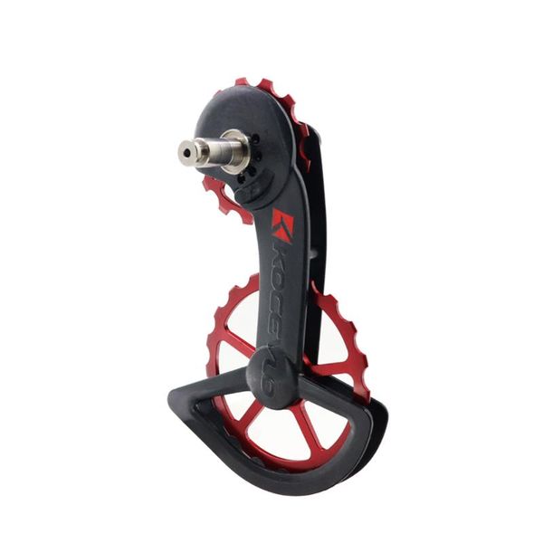 

bike derailleurs kocevlo ospw oversized pulley wheel ceramics/alloy system for r9100/9150 and r8000 ss/r8050 ss (non coated) 78g