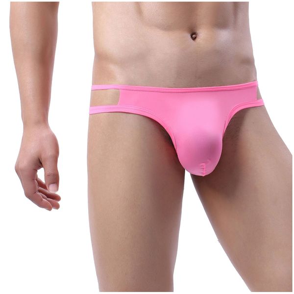 

color men effen fashion thong soft multi-color multi-code underwear truss music x*, Black;white
