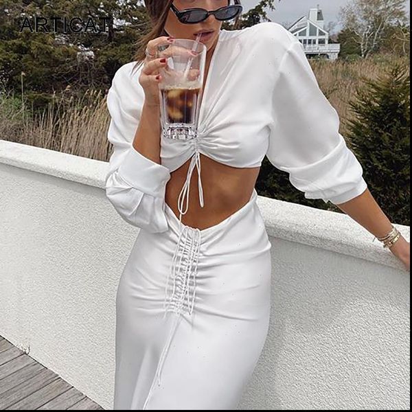 

v neck drawstring maxi dresses for women casual long sleeve bodycon dress female elegant hollow out party dress, Black;gray