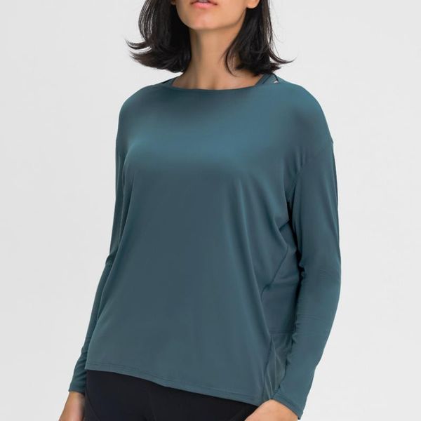 

nepoagym heart long sleeve workout women silky loose fit yoga brushed material sports shirt ladies workout