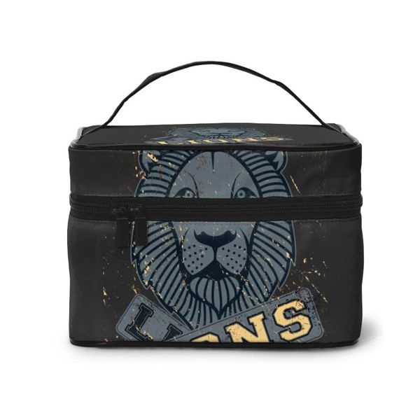 

thai lion guard makeup bag women cosmetic bag toiletries organizer storage make up cases