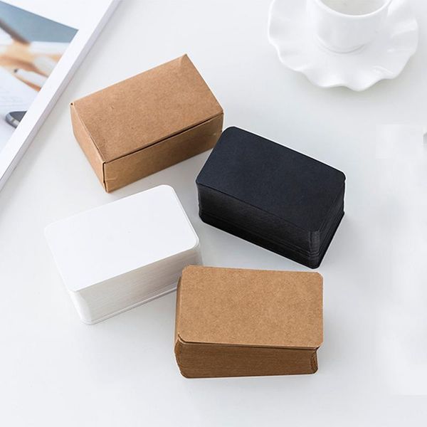 

greeting cards 100 sheets / boxes diy blank kraft paper postcards hand painted graffiti old card, gift small stationery