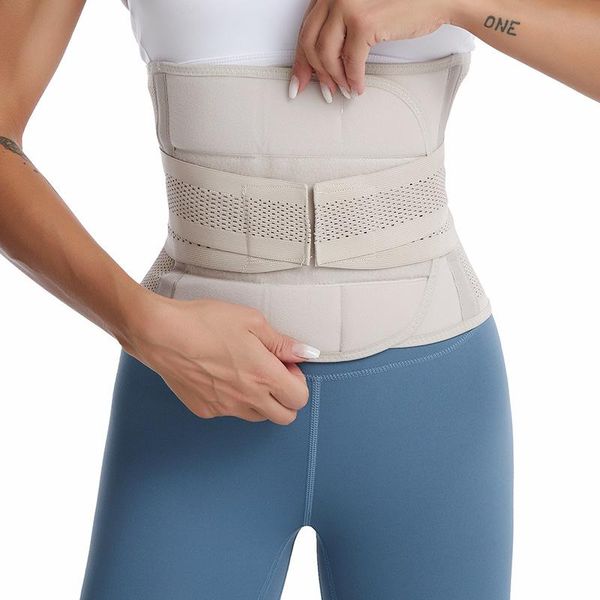 

waist support women trainer belt modeling strap slimming body shaper belly reducing girdles sheath cincher corset faja, Black;gray