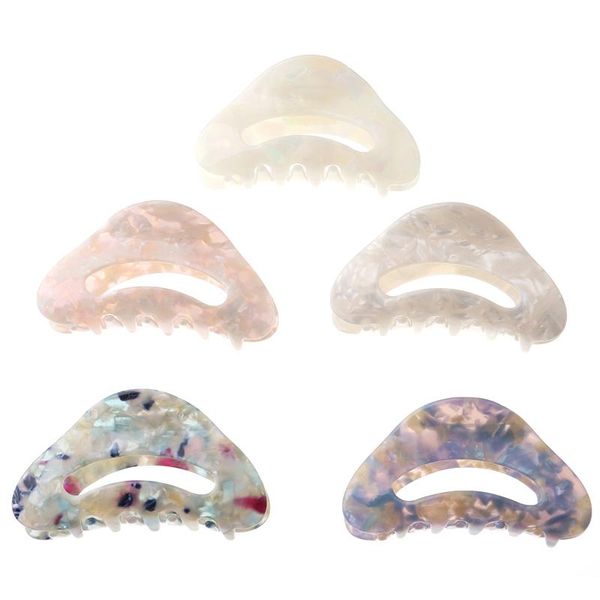 

hair accessories wholesale acetate acrylic clips for women girls, Slivery;white