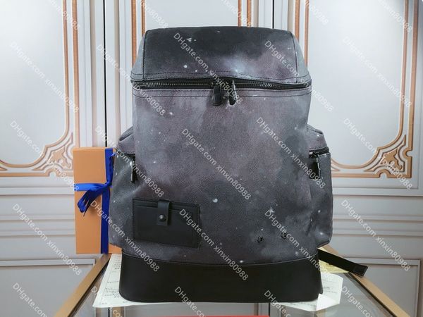 

quality starry sky chriser backpack luxurys designers bags real leather men backpack fashion satchel school bag women back pack