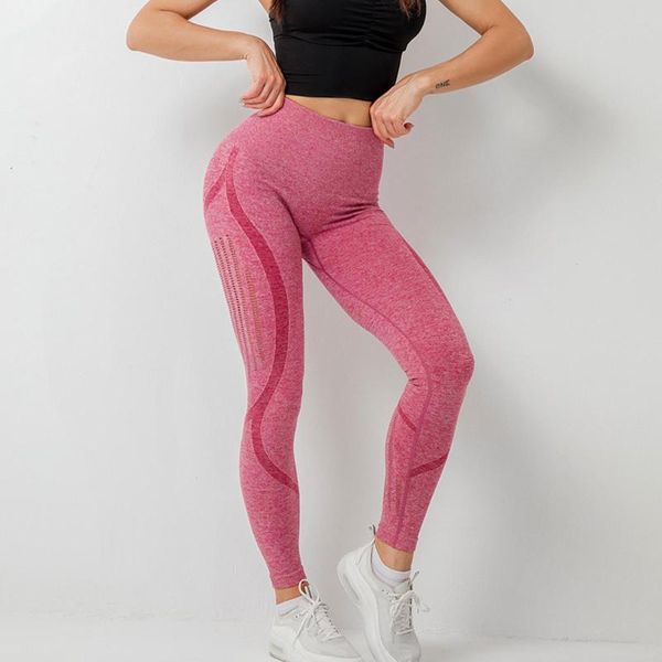 

yoga outfit high waist leggings push up sport women fitness running pants gym girl