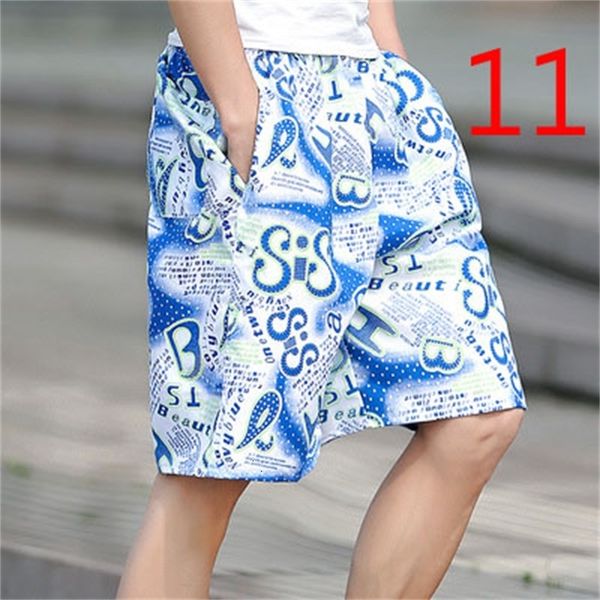 

male 2021 korean version the trend of self-cultivation men's new wave five beach pants 53w3, White;black
