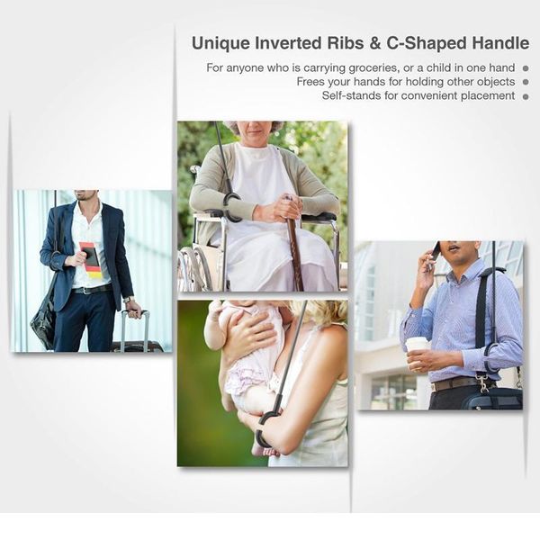 

hands inverted folding umbrella windproof c-hook umbrella double layer inverted umbrellas ha qylacw