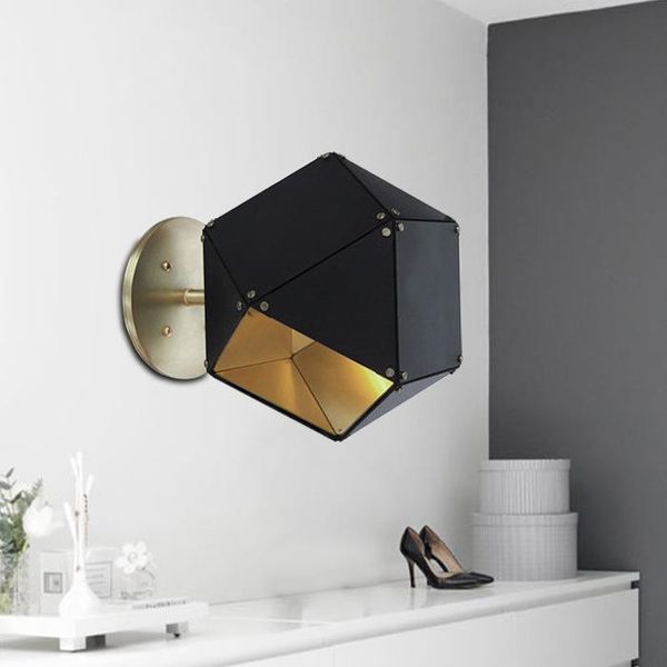 

metal dna wall light postmodern l club show corridor round lamp