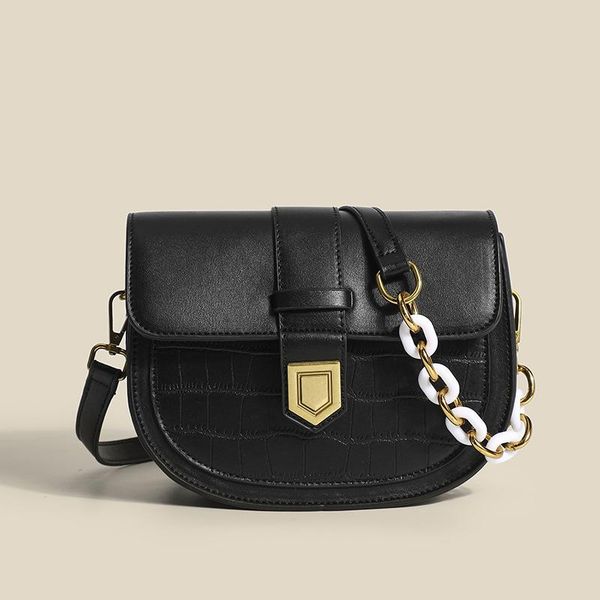 

evening bags vintage women shoulder bag pu leather messenger handbags ladies crossbody saddle purses and