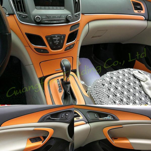 

interior central control panel door handle 3d 5d carbon fiber stickers decals car-styling cover parts products accessories for buick regal y