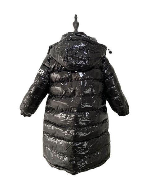 

children down coat kids winter outwear girls clothes clothing washing-fabrics long warm hooded jacket coats b8401, Blue;gray