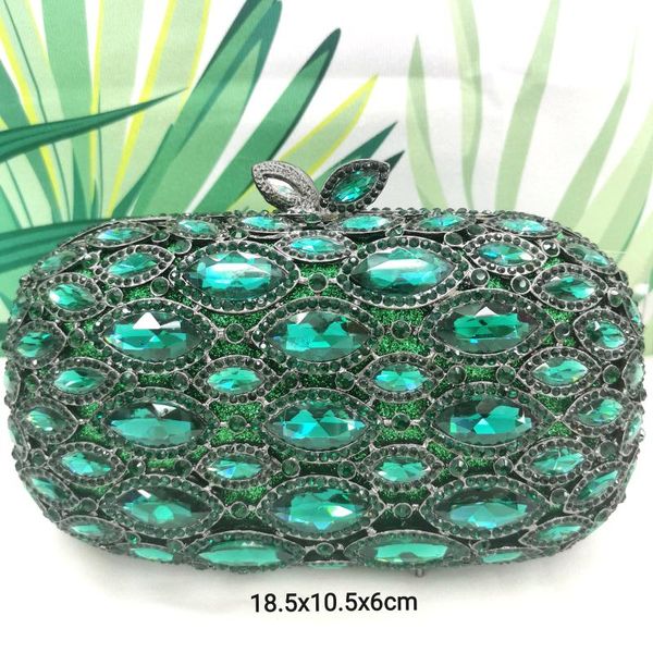

evening bags xiyuan women black/green/gold crystal bridal purse wedding party dinner clutch handbag clutches