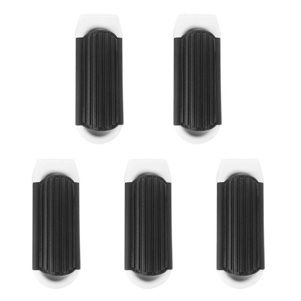 

hair brushes 5pcs portable hairstyling combs foldable detangling with mirror, Silver